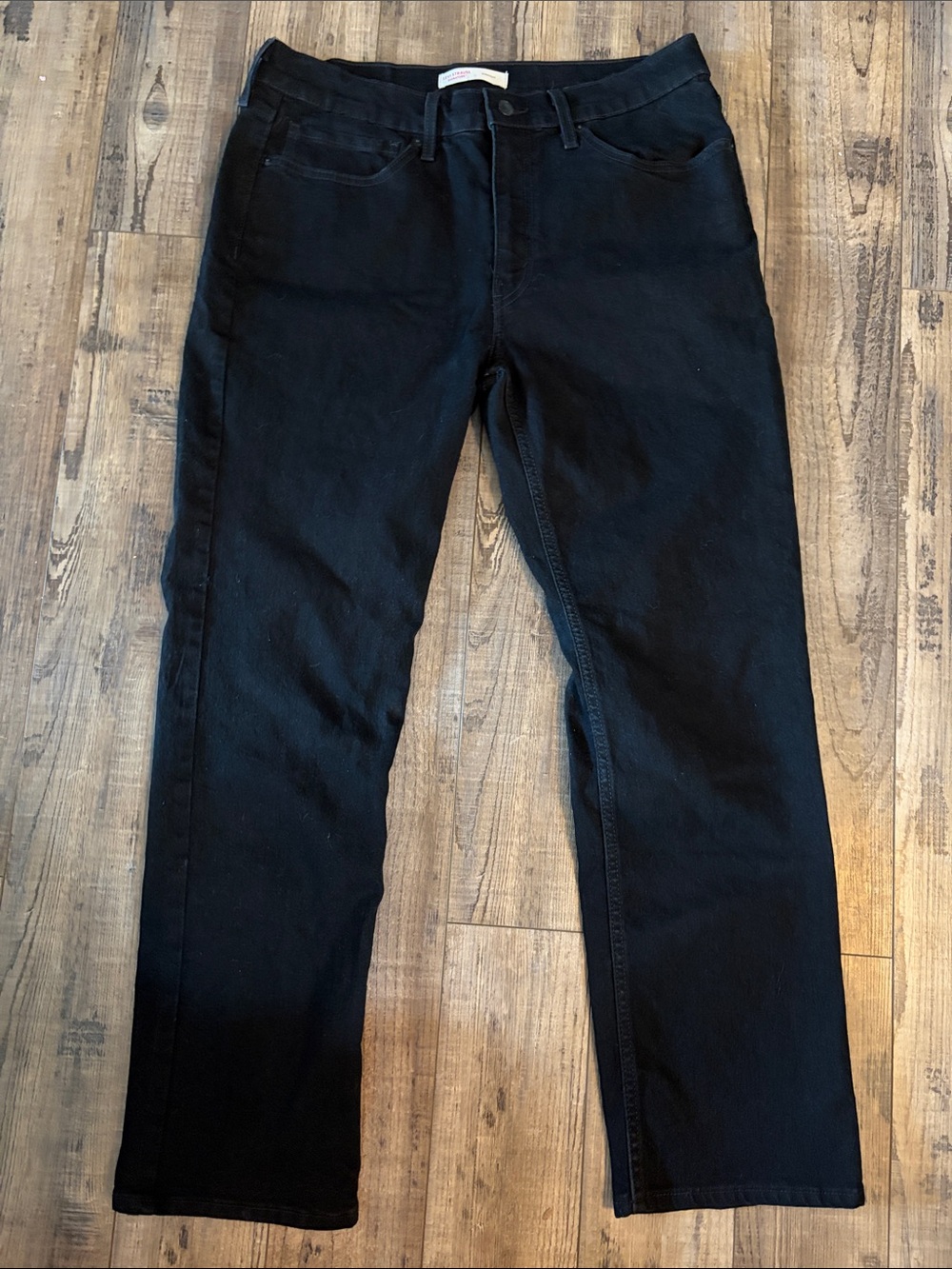 Men's Classic Black Jeans - Timeless Straight Fit